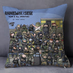 Rainbow 6 - 方型抱枕