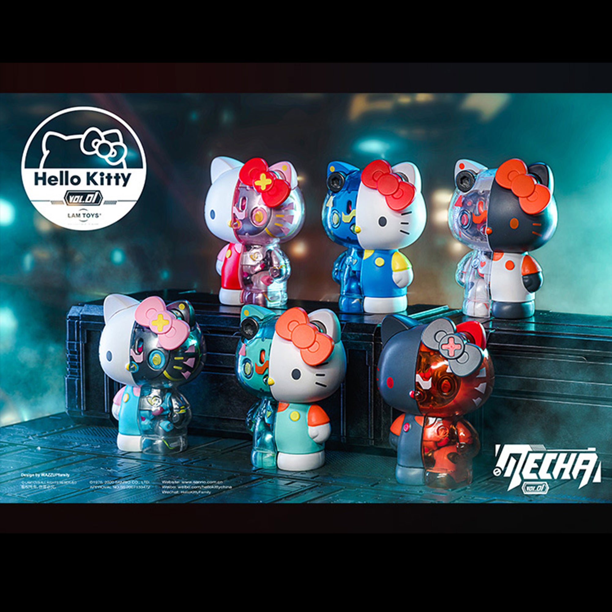 Hello Kitty - 半貓半機械盲盒