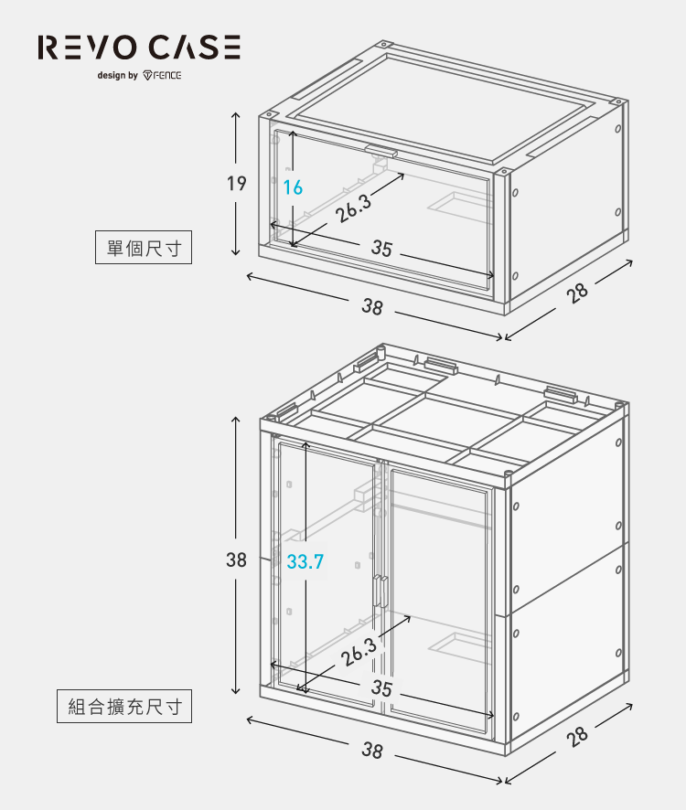 [最自由既玩具牆]T-Fence 防禦工事 模收藏收納展示盒